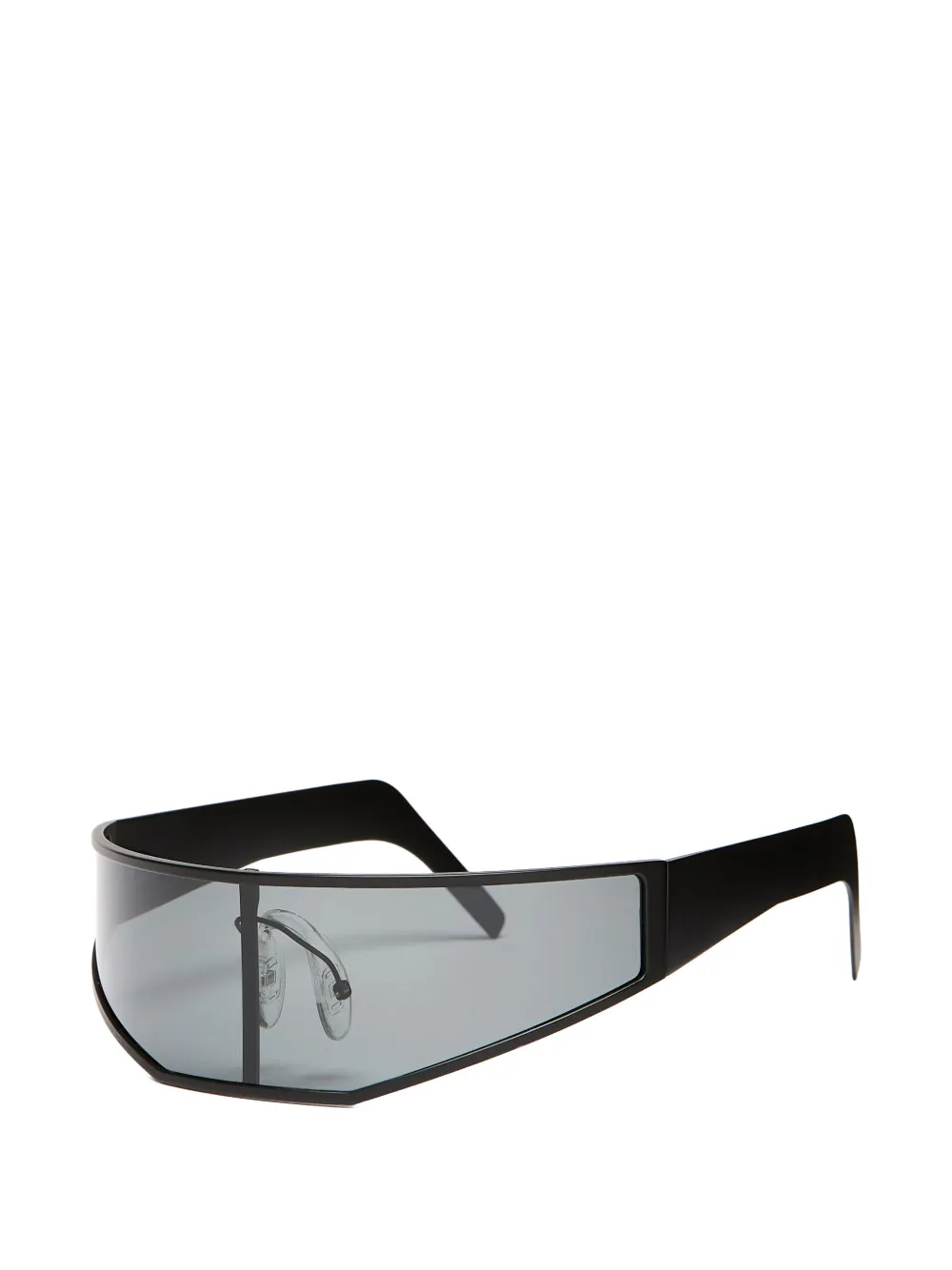 Rick Owens DRKSHDW Temple zonnebril Zwart