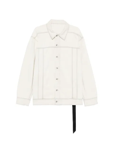 Rick Owens DRKSHDW chamarra con costuras