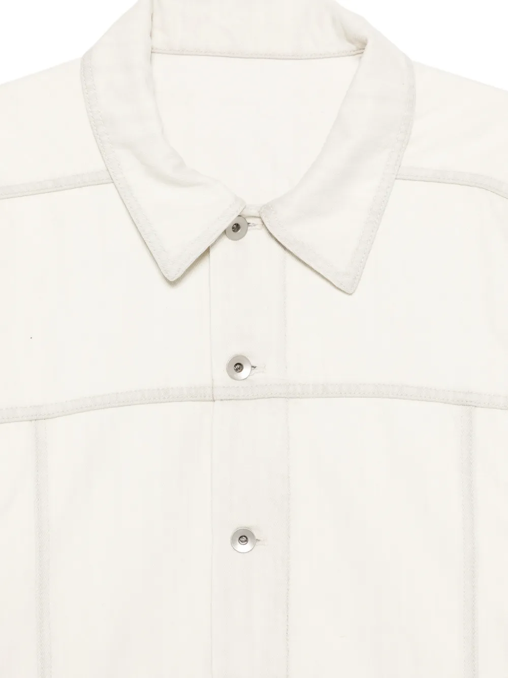  Rick Owens Drkshdw Topstitching Jacket - Neutrals 