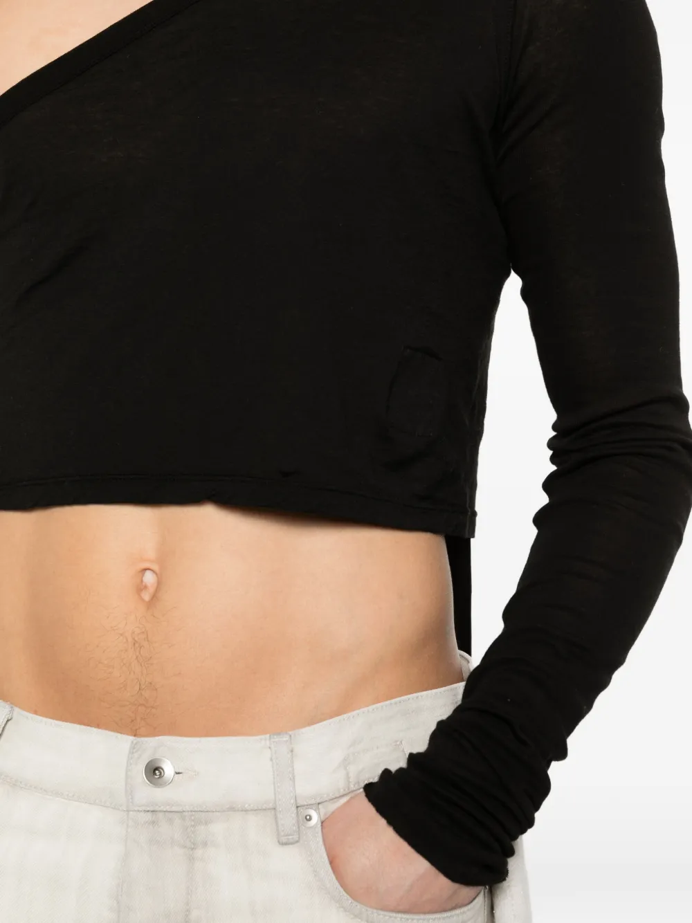 Rick Owens DRKSHDW Ziggy top Zwart