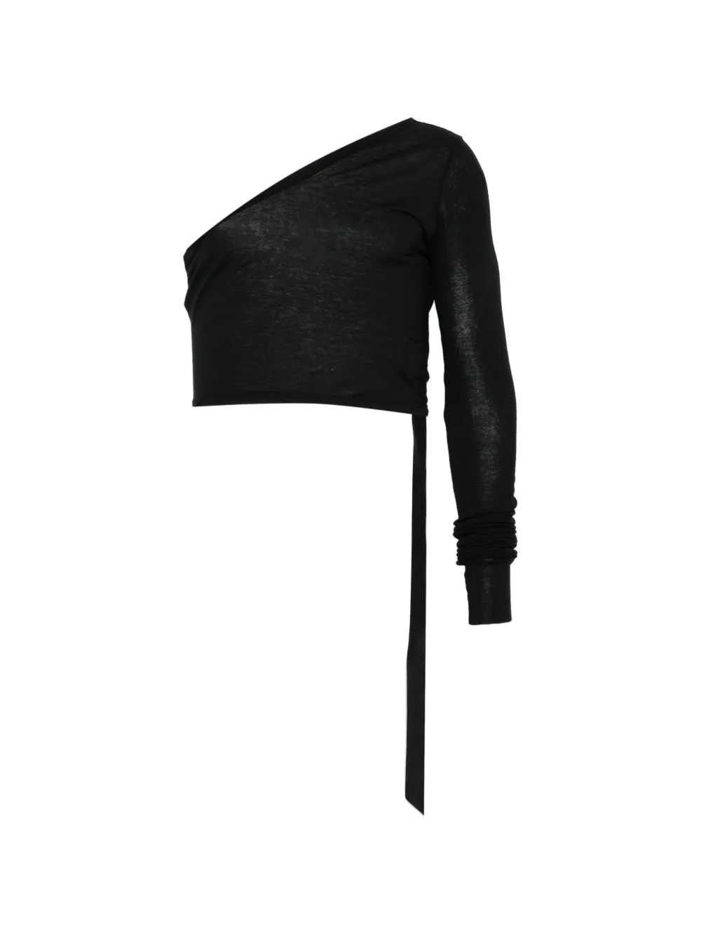 Rick Owens DRKSHDW one-shoulder top - Nero