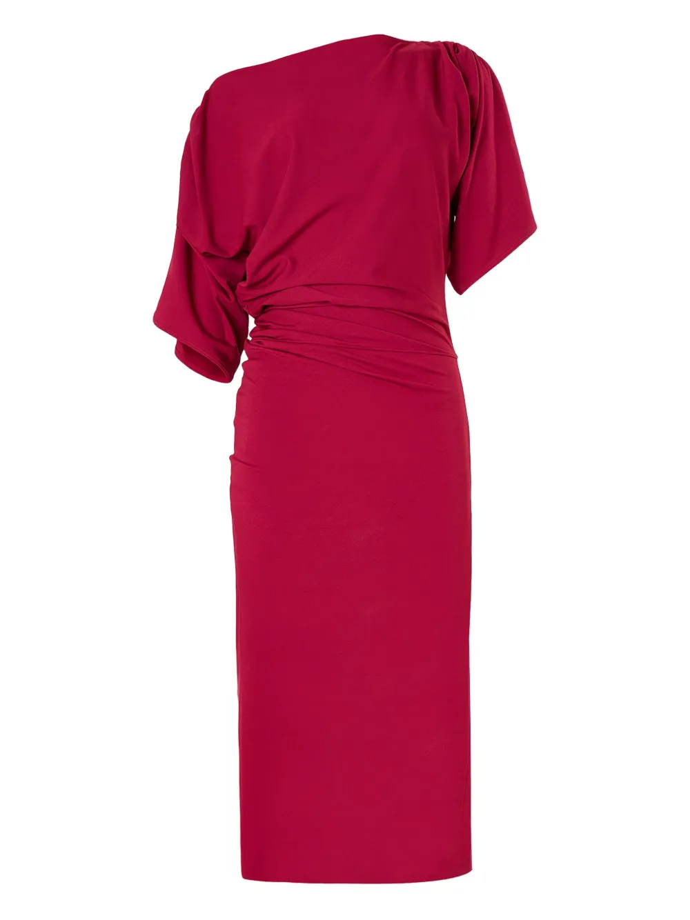Wolford Abito midi drappeggiato - Rosso