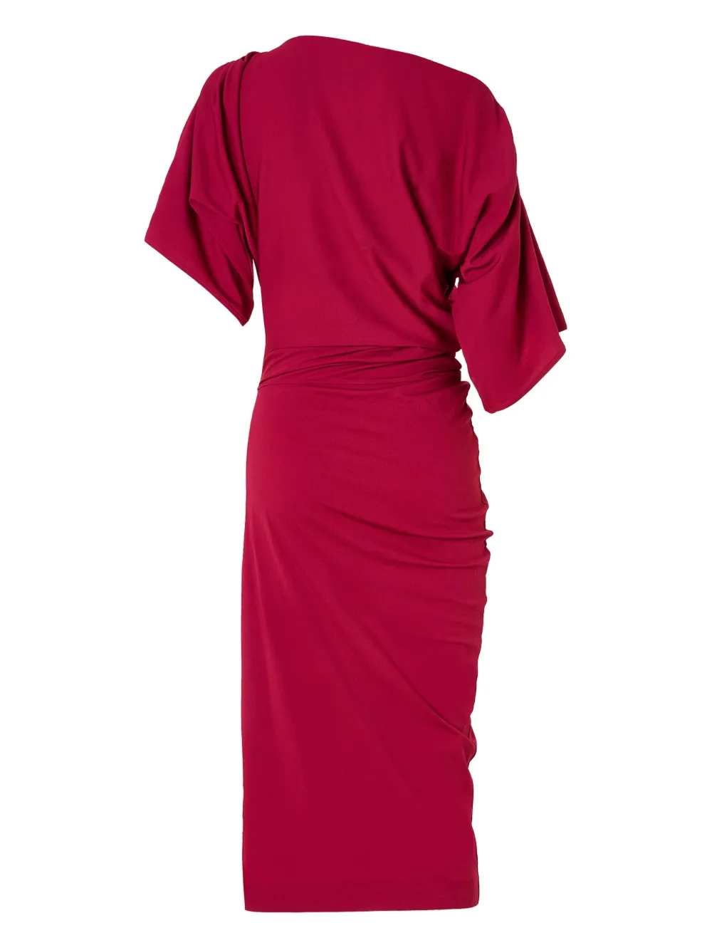 Wolford Gedrapeerde midi-jurk Rood