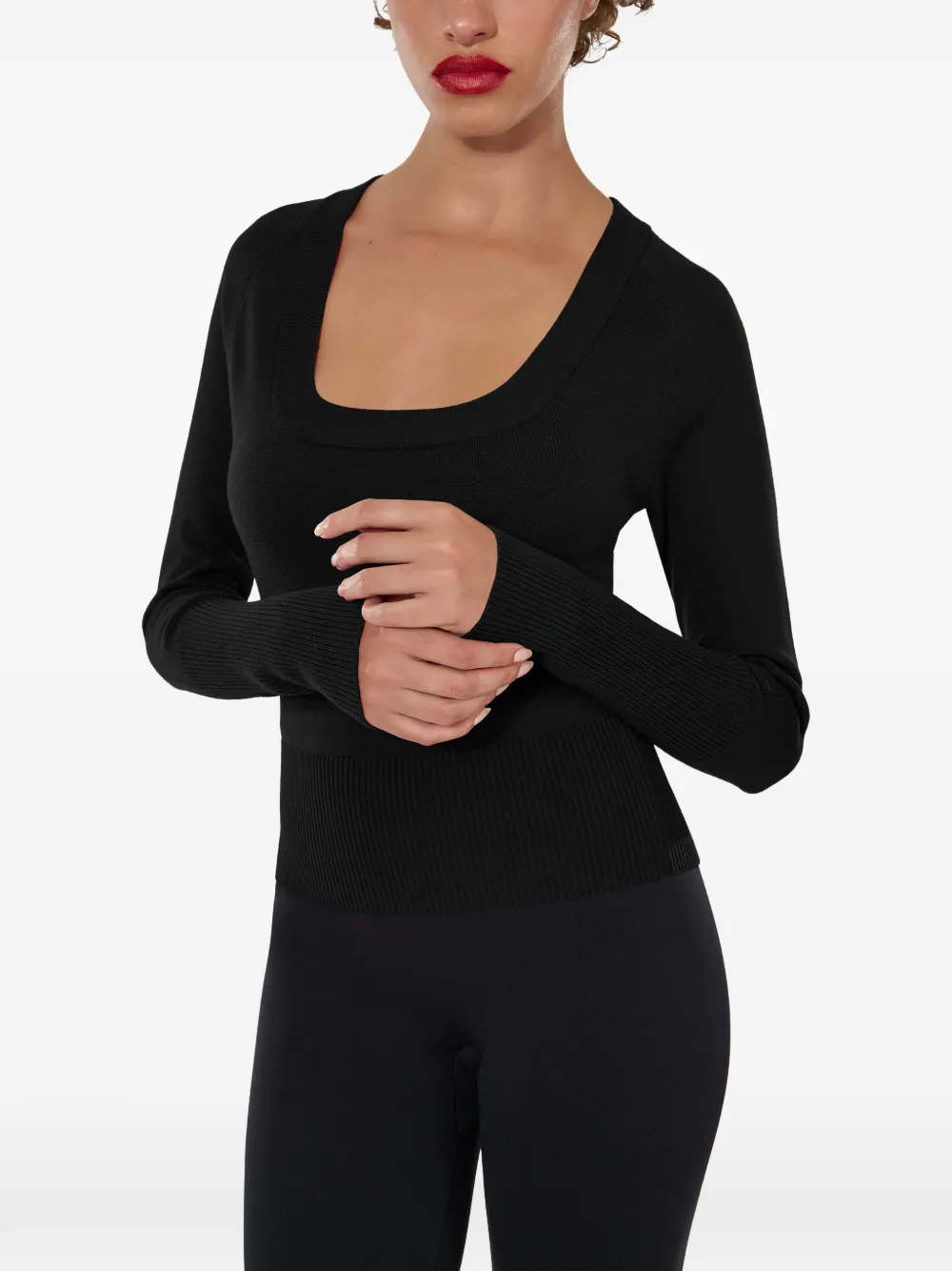Wolford Top met lange mouwen Zwart