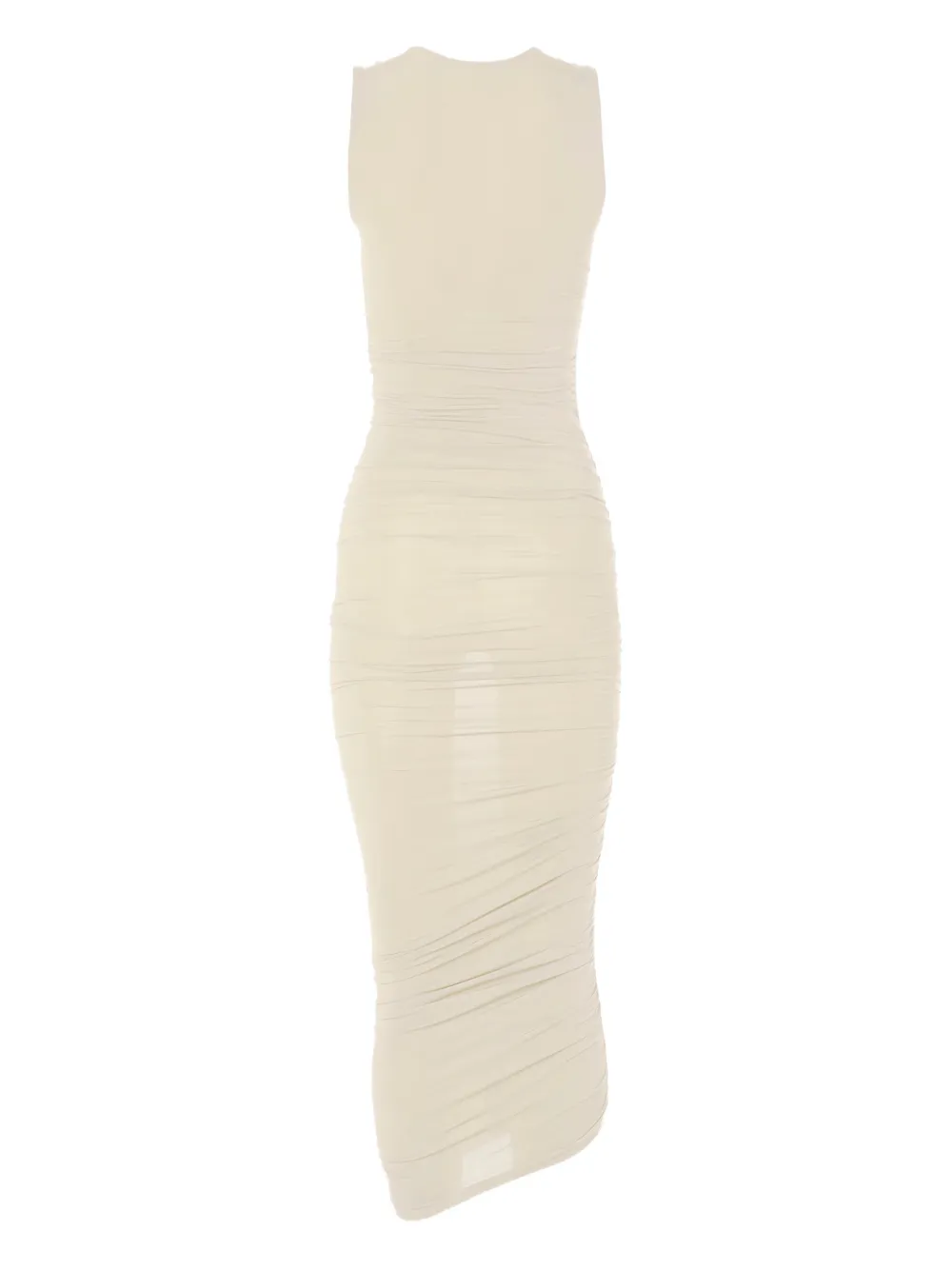 Wolford Gedrapeerde midi-jurk Beige