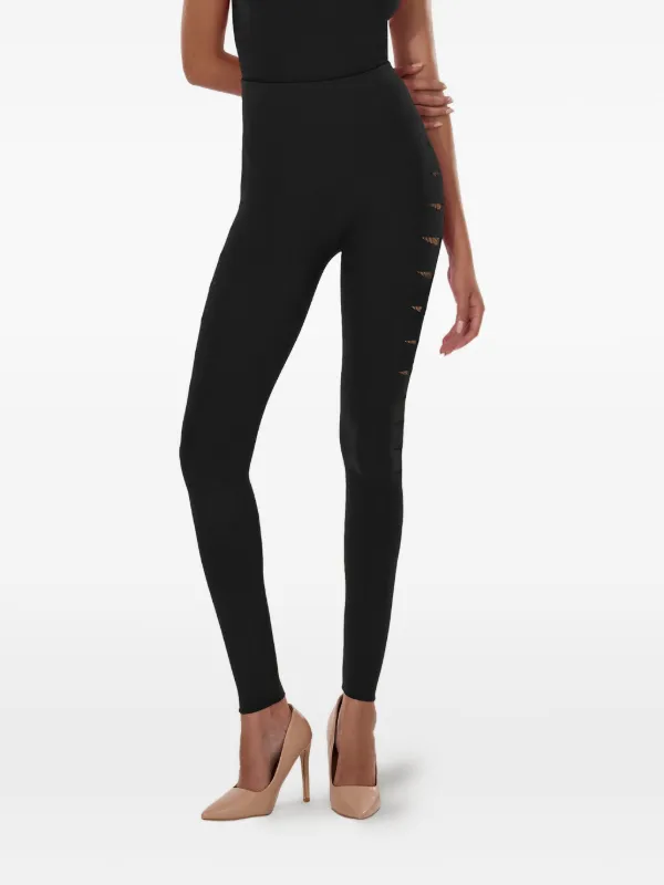 Wolford Slash Leggings | Black | FARFETCH