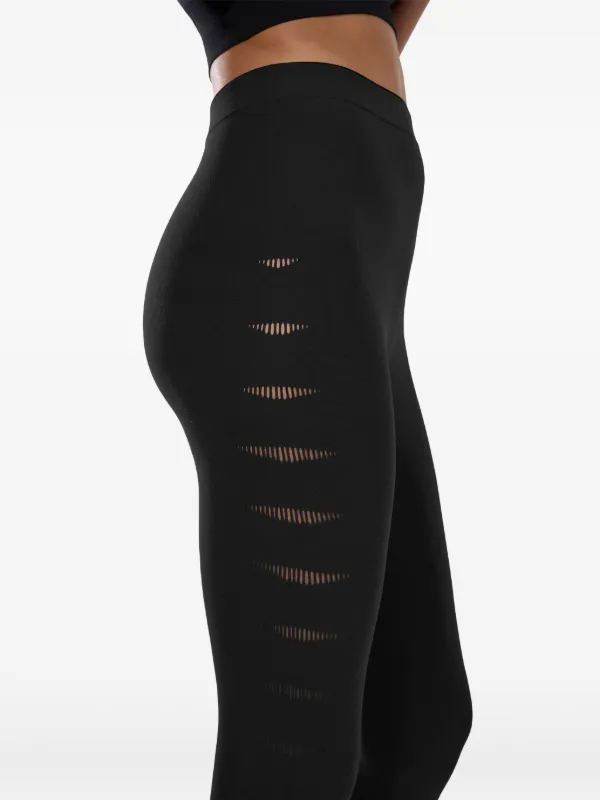 Wolford Slash Leggings | Black | FARFETCH
