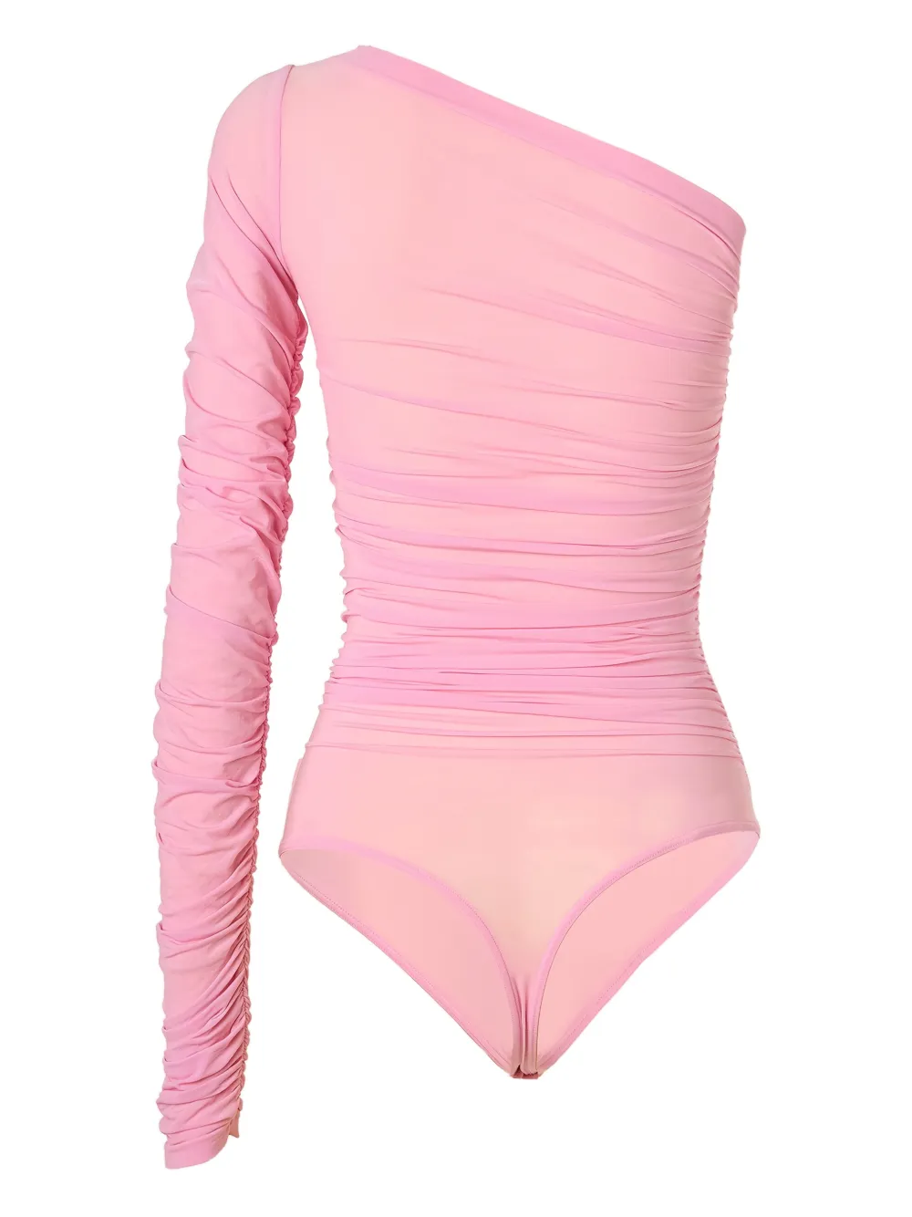 Wolford Body met asymmetrische hals - Roze