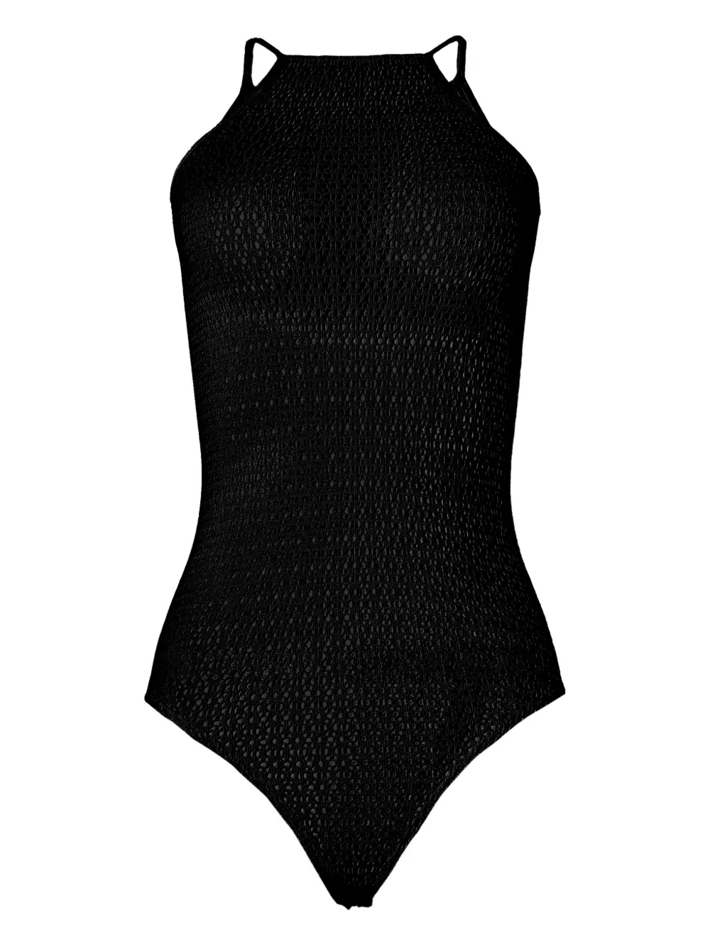 Wolford Net Daisy body Zwart