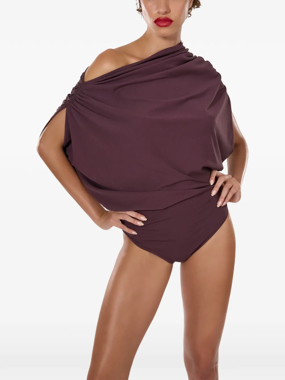 Wolford Asymmetrische body Rood
