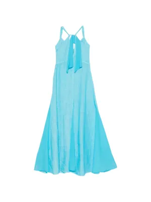 knee length dresses for ladies WOMAN JERSEY DRESS – 120percento Lino USA main image 1