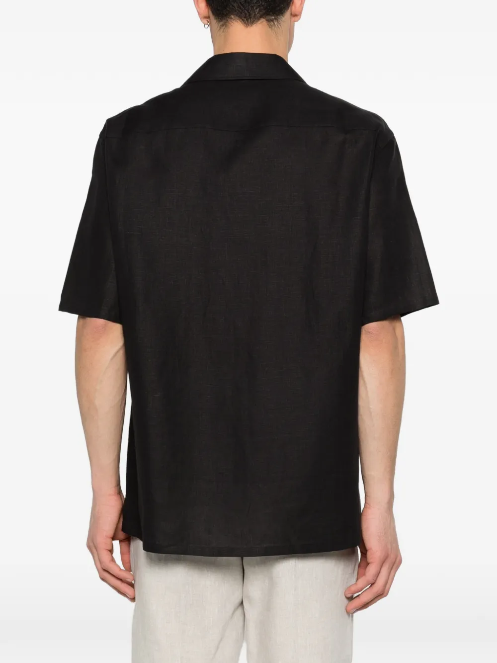 Zegna Overhemd met borstzak Zwart