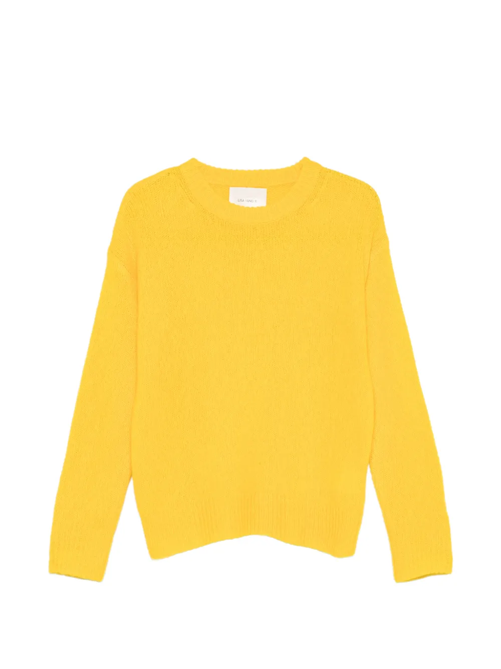 Lisa Yang Lova crew-neck long-sleeve sweater - Giallo