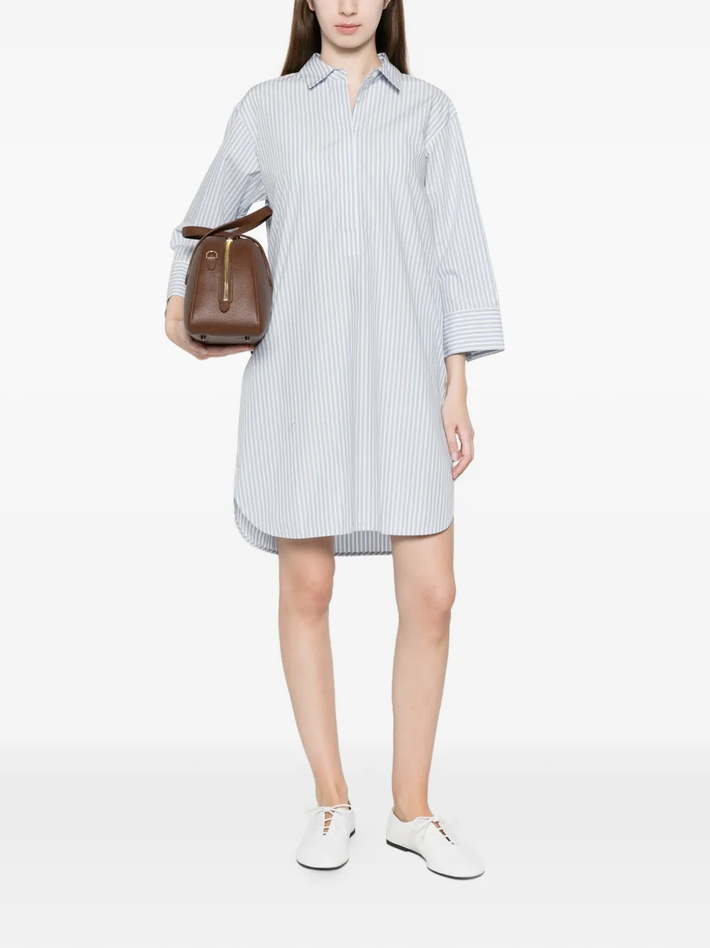  Woolrich Striped Mini Dress - Blue 