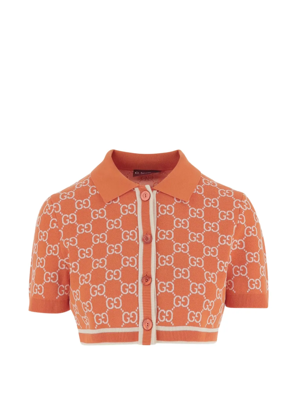 Gucci patterned collared shirt - Orange