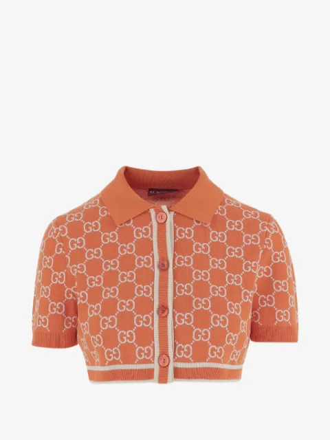 Gucci patterned collared shirt