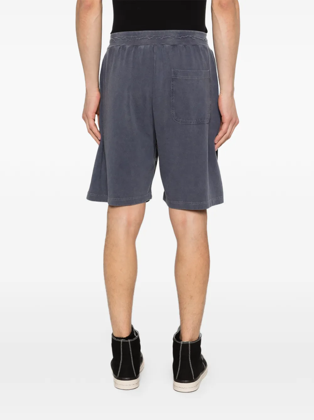 Diesel Mesh trainingsshorts met camouflageprint Blauw