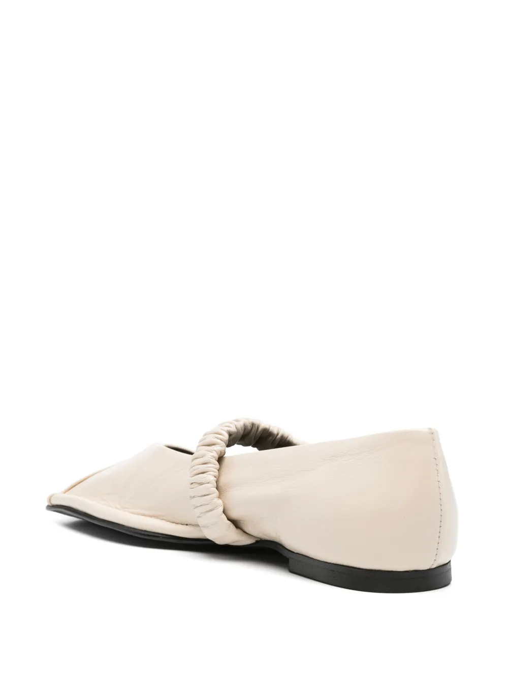 ALOHAS Ballerina's met vierkante neus Beige
