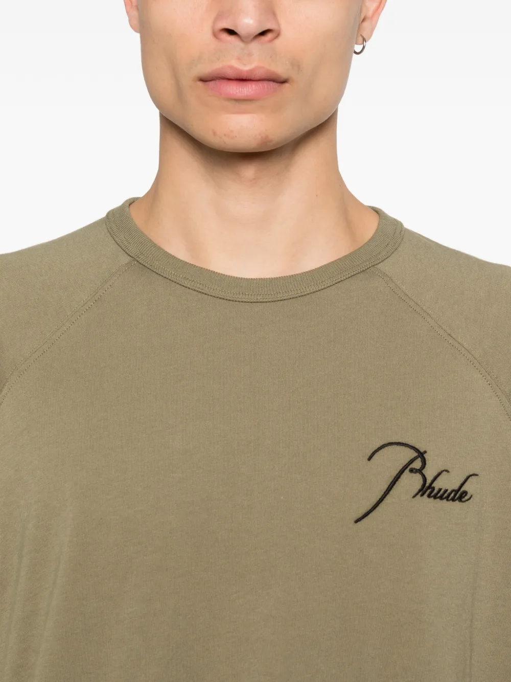 RHUDE Raglan T-shirt Groen
