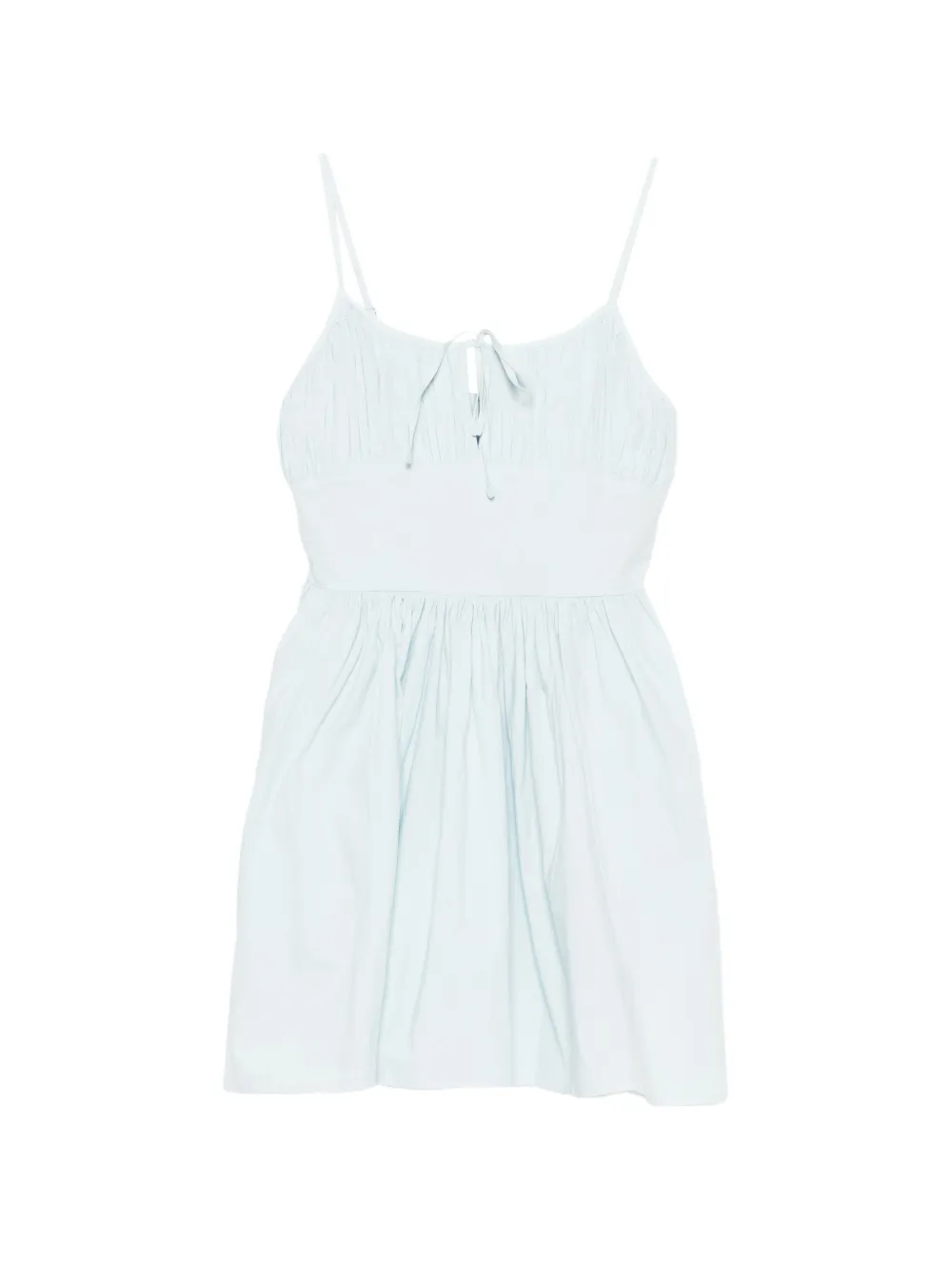 ROTATE BIRGER CHRISTENSEN gathered tie-front top - Blu