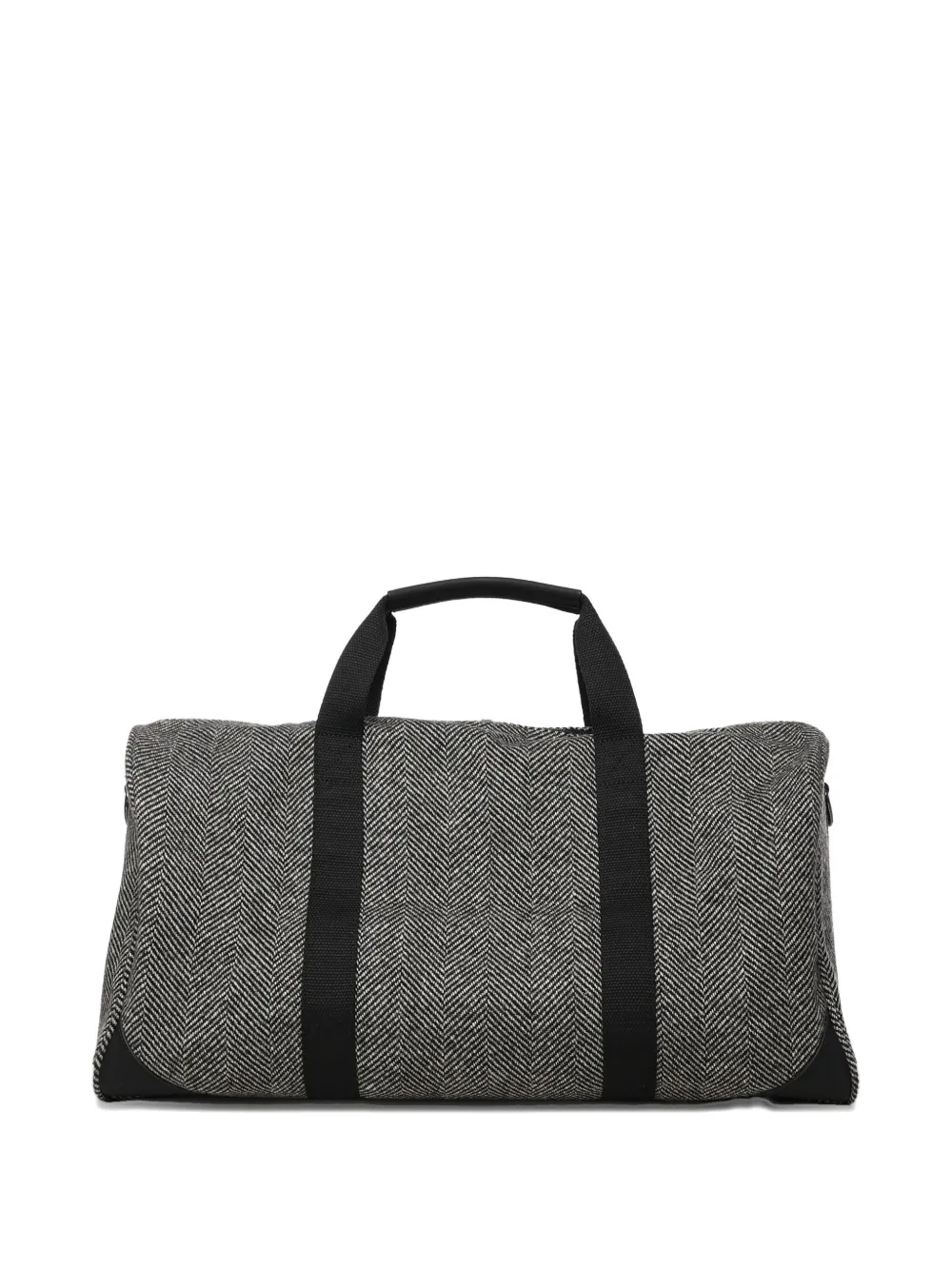Mc2 Saint Barth Herringbone Luggage Bag In Gray