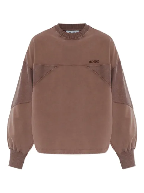 The Attico panelled sweatshirt