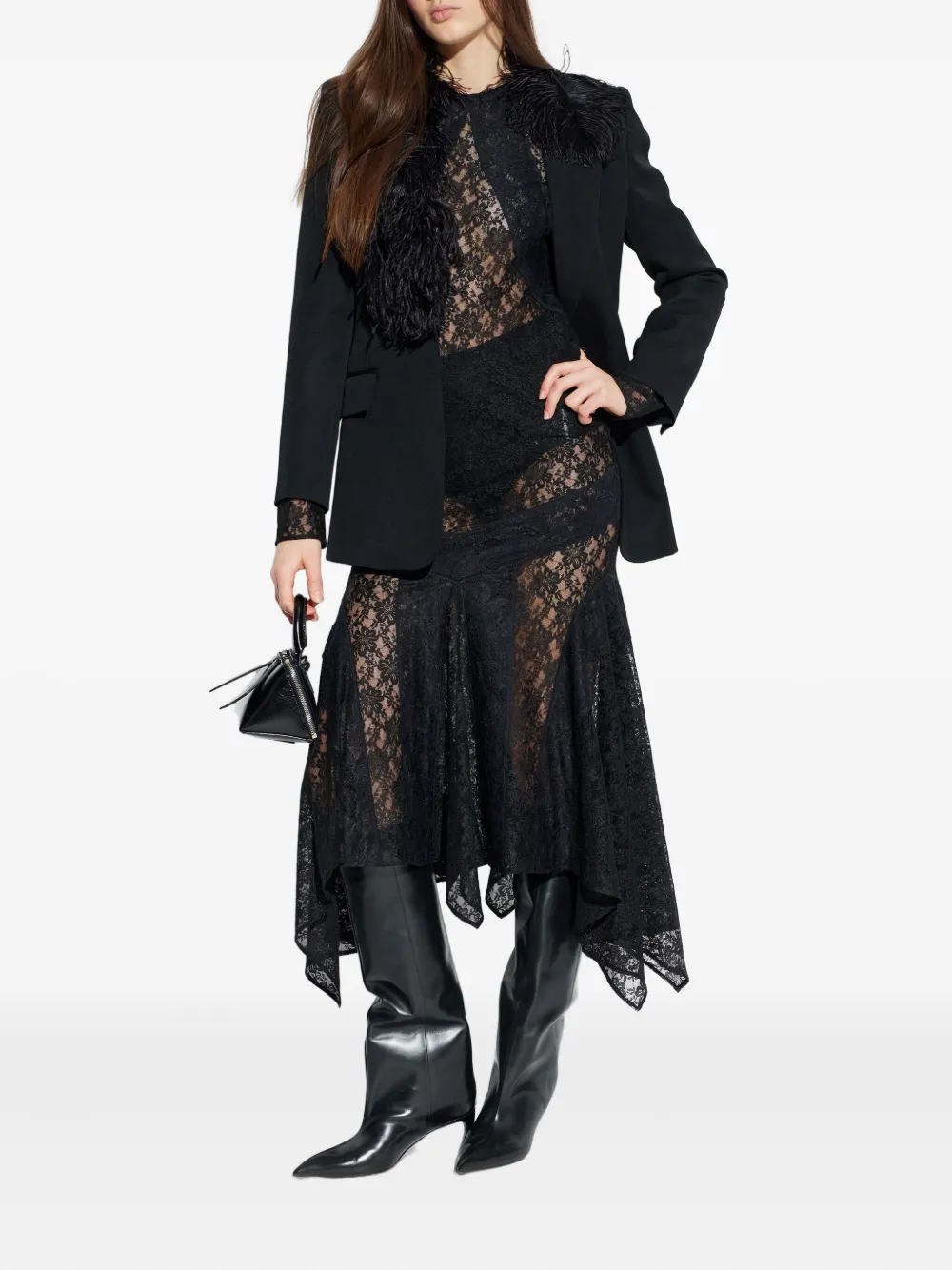 The Attico feather trim jacket | Fitted Jackets | Image 2