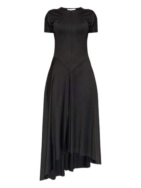 Asymmetric Neckline Dress