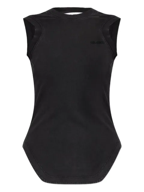 The Attico Reese logo sleeveless top