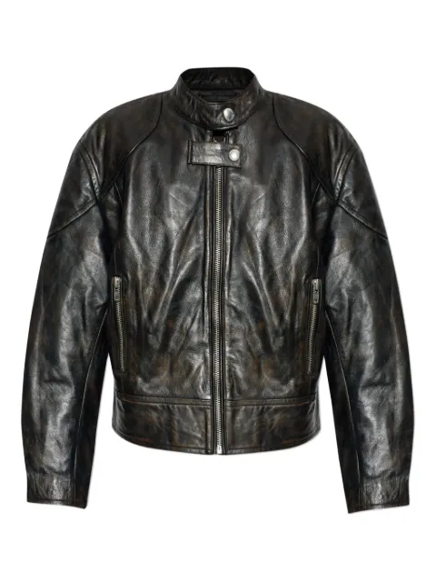 STAND STUDIO Alita zip-fastening leather jacket