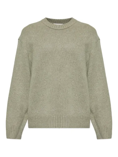 FRAME ribbed-details crewneck sweater