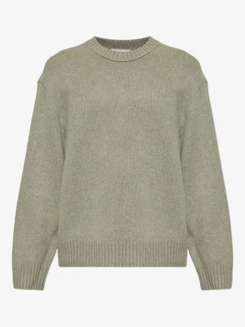 FRAME ribbed-details crewneck sweater