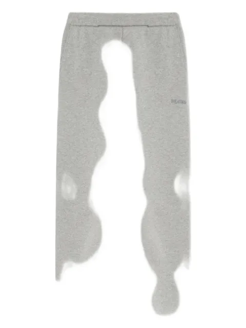 The Attico logo-embroidery track pants