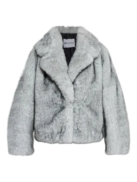 STAND STUDIO India faux-fur jacket