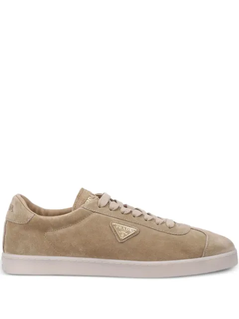 Prada Lane suede logo sneakers