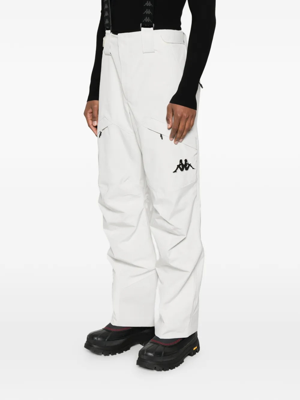 Kappa 622c Premium Logo-patch Ski Bottoms In White