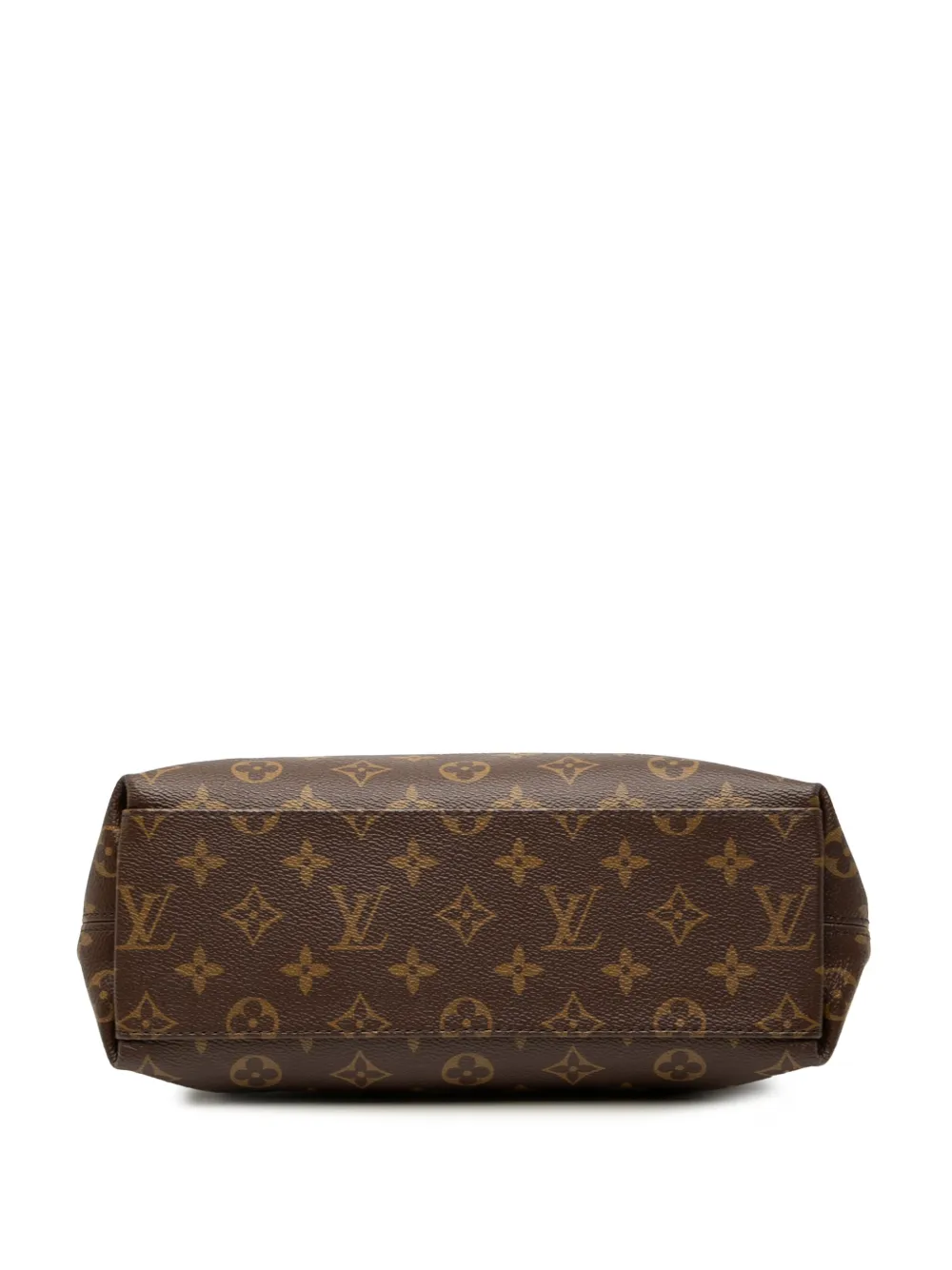 Pre-owned Louis Vuitton 2021-2025 Monogram Tuileries Besace Satchel In Brown