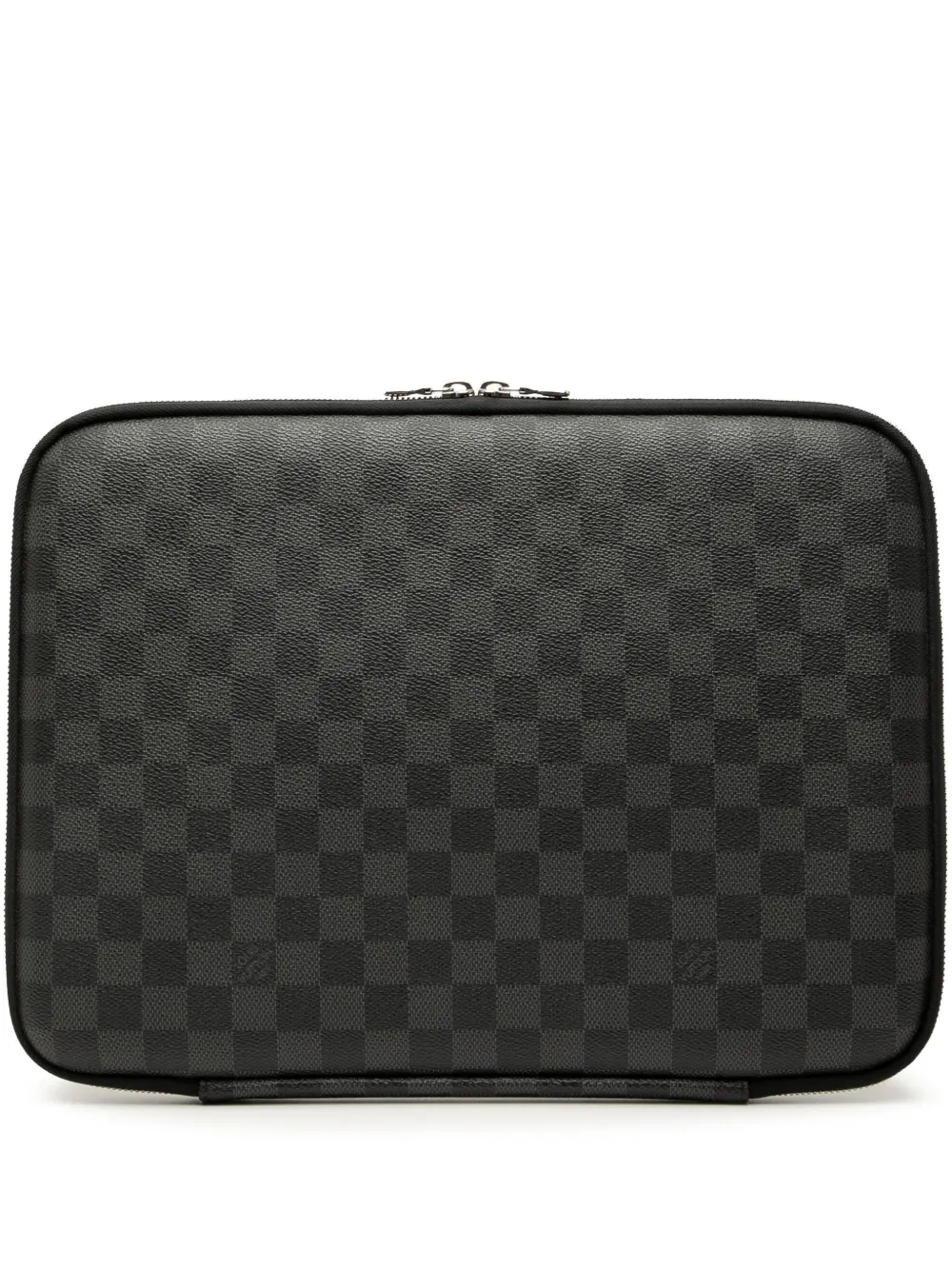 Louis Vuitton Pre-Owned 2009 Damier Graphite Horizon Laptop Sleeve business bag | Black | Image 1