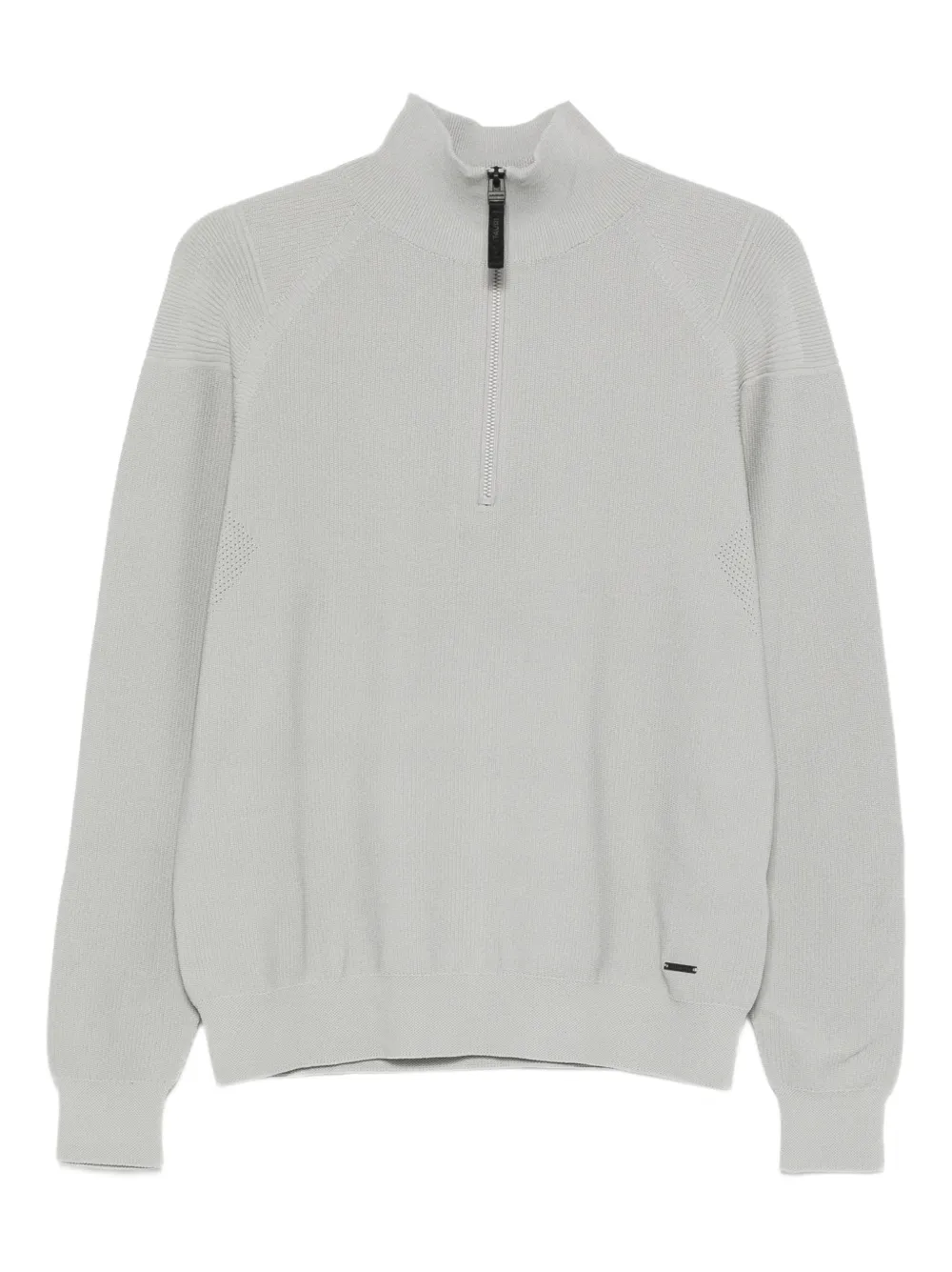 Alphatauri half-zip high-neck sweater | Grey | Image 1