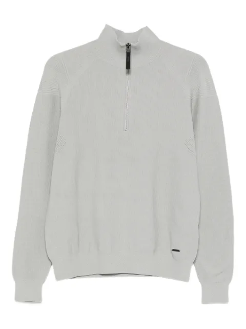 Alphatauri half-zip high-neck sweater