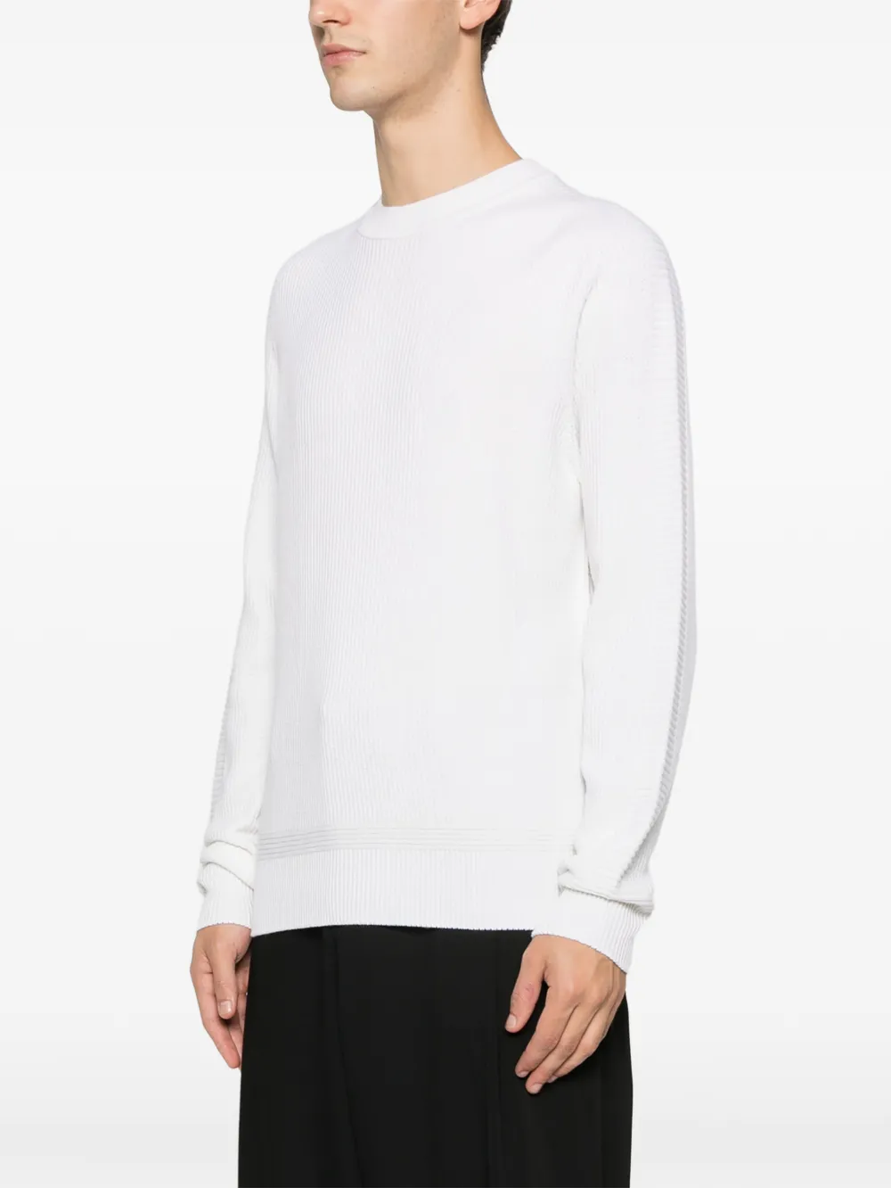 Alphatauri Crew-neck Sweater In White