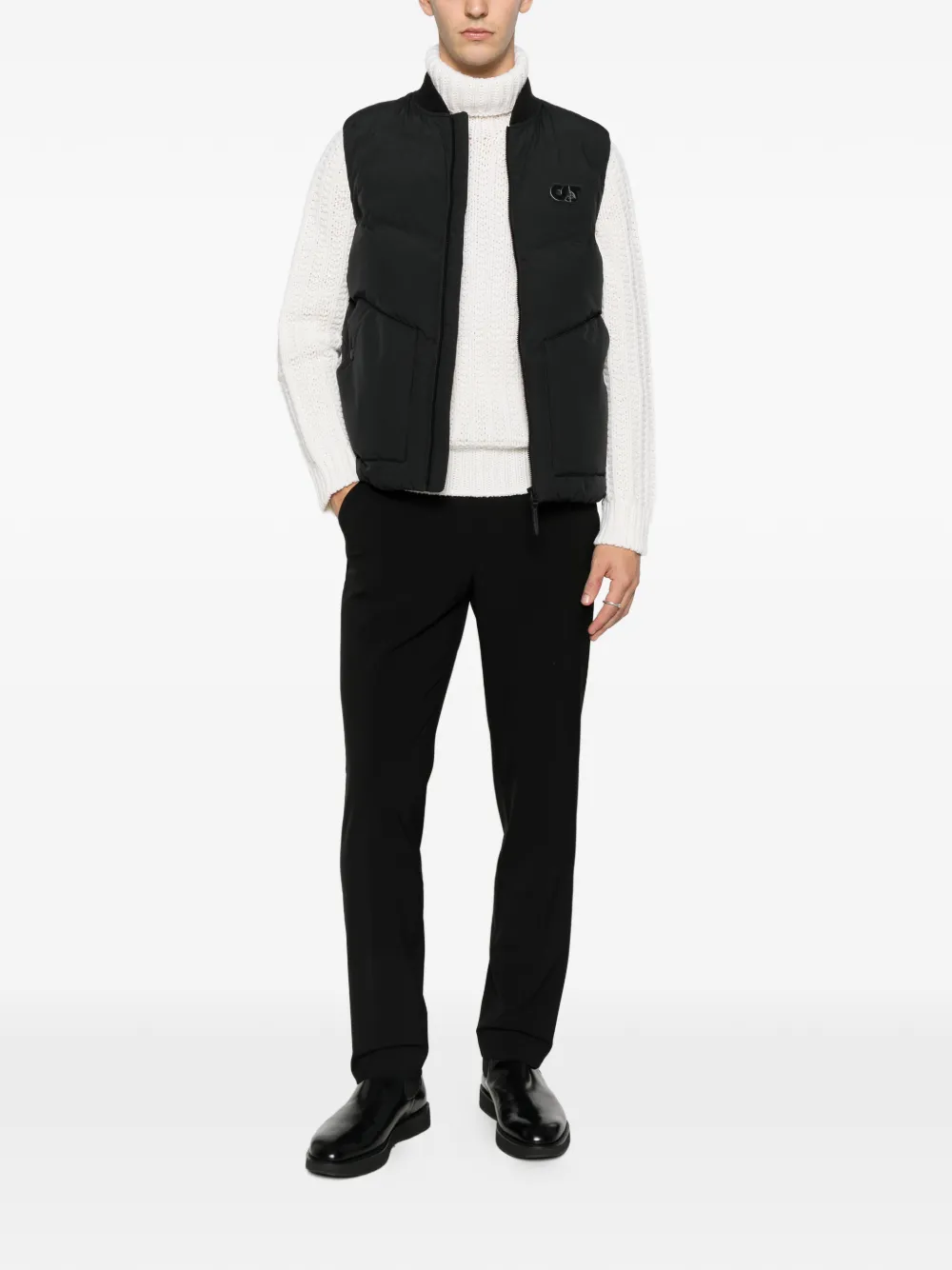 Alphatauri Obion V1.y9.02 Zip-fastening Gilet In Black