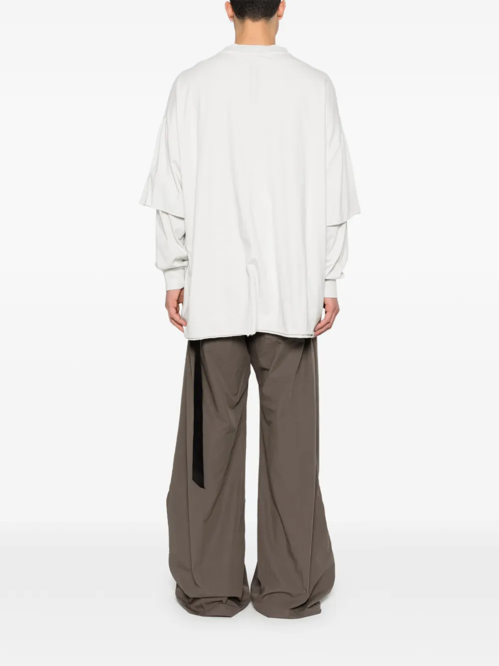 Rick Owens DRKSHDW T-shirt met verwassen effect Wit