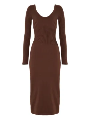 Cult Gaia Jenny Midi Dress - Brown