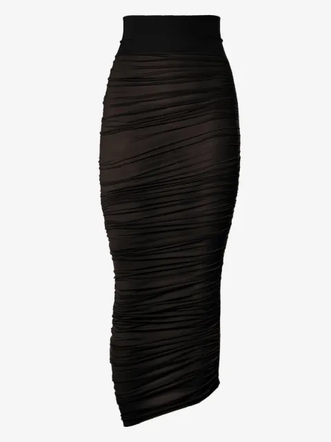 Wolford drape midi skirt