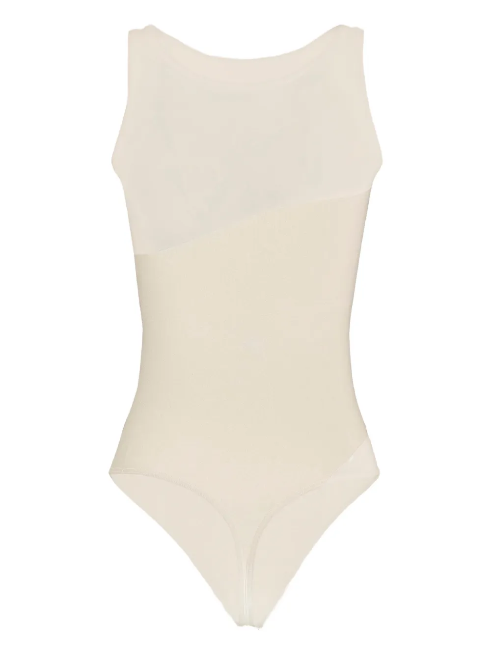 Wolford Mouwloze body Beige