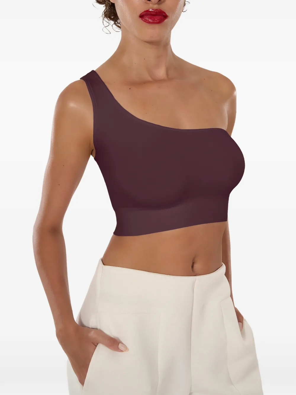 Wolford Asymmetrische top Paars