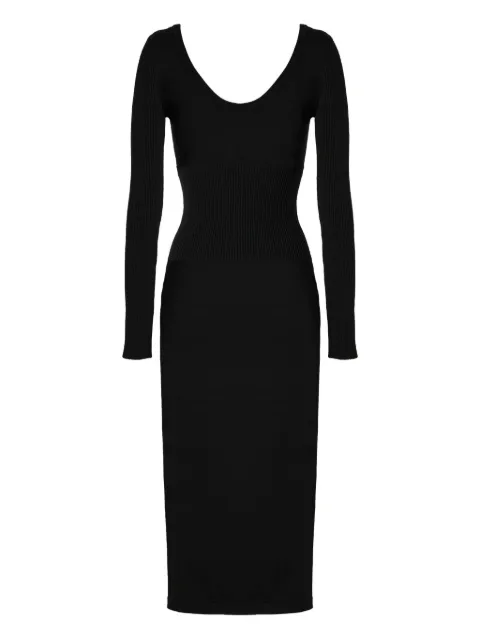 Wolford Vestido de lã merino com mangas longas