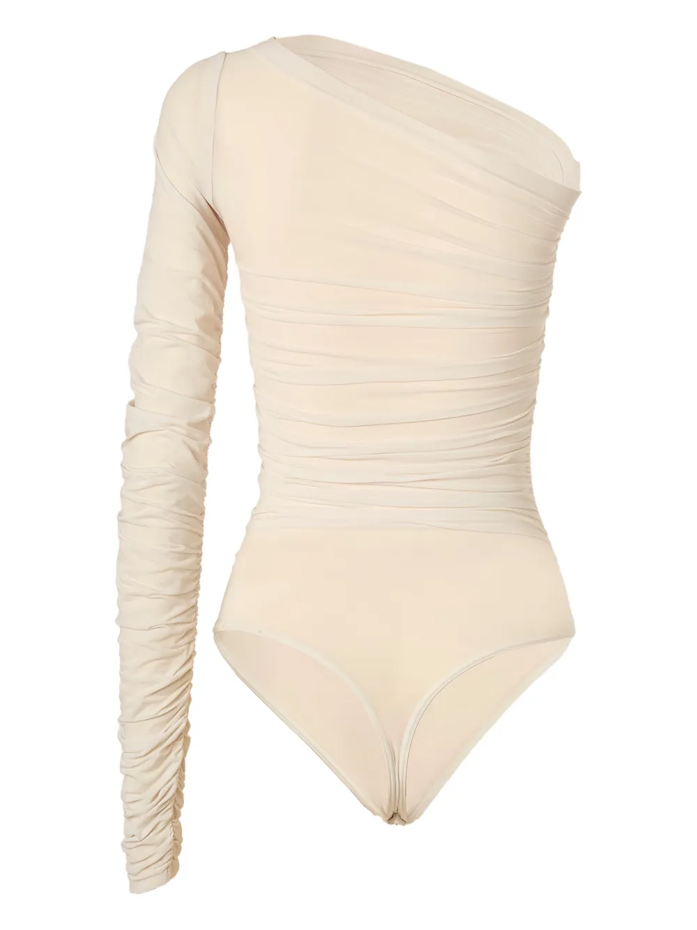 Wolford Doorzichtige body met trekkoord Beige