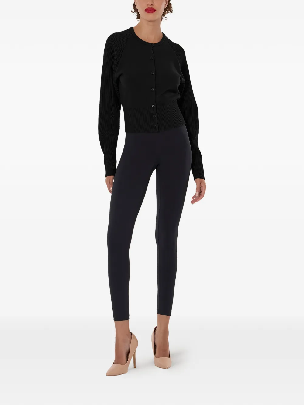 Wolford Geribbeld vest Zwart